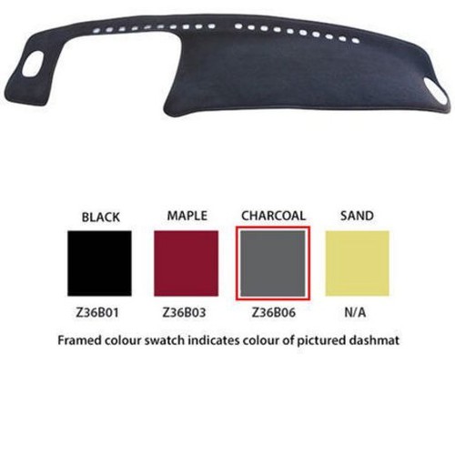 Sunland Dash Mat, Charcoal - Z36B06 Car Interior