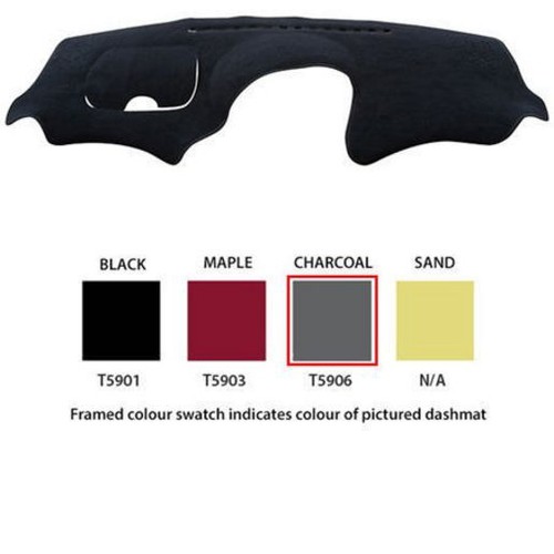 Sunland Dash Mat, Charcoal - T5906 Car Interior