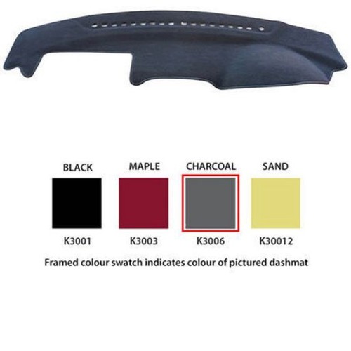 Sunland Dash Mat, Charcoal - K3006 Car Interior