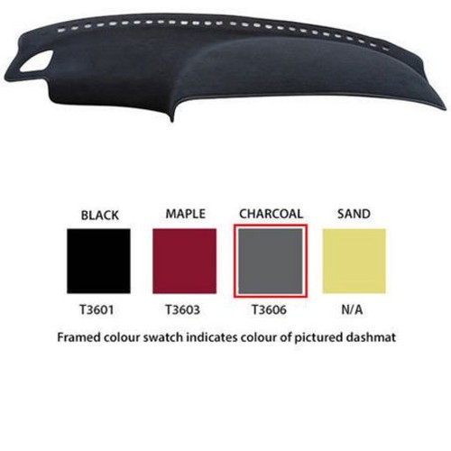 Sunland Dash Mat, Charcoal - T3606 Car Interior