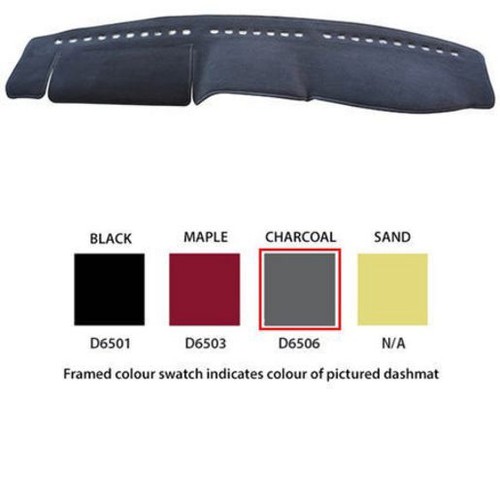 Sunland Dash Mat, Charcoal - D6506 Car Interior