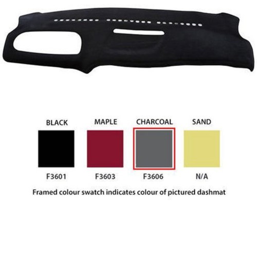 Sunland Dash Mat, Charcoal - F3606 Car Interior