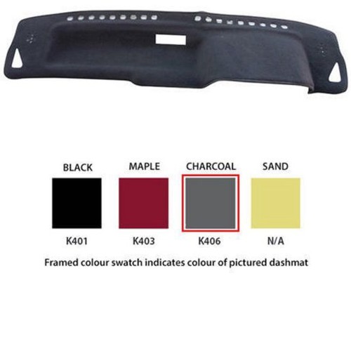 Sunland Dash Mat, Charcoal - K406 Car Interior