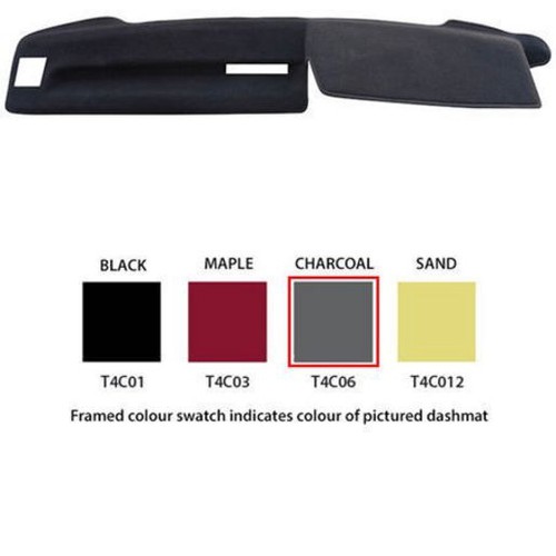 Sunland Dash Mat, Charcoal - T4C06 Car Interior