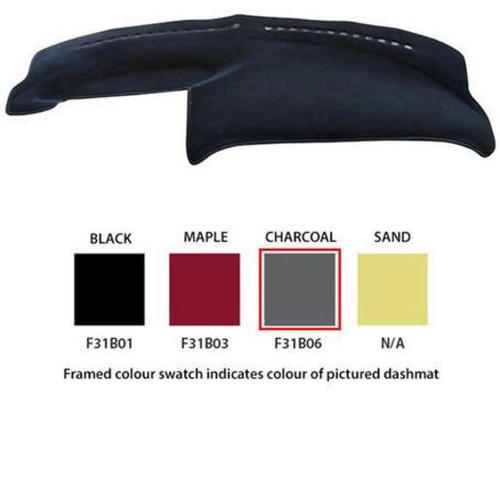 Sunland Dash Mat, Charcoal - F31B06 Car Interior