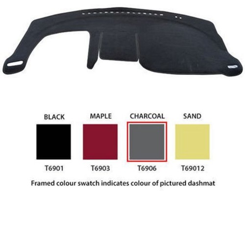 Sunland Dash Mat, Charcoal - T6906 Car Interior