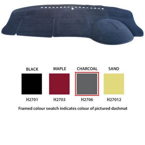 Sunland Dash Mat, Black - H2701 Car Interior
