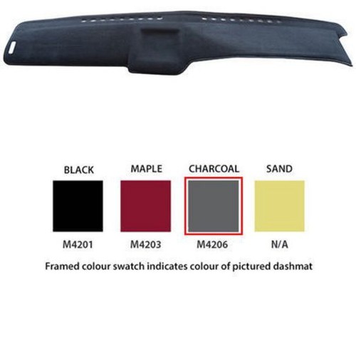 Sunland Dash Mat, Charcoal - M4206 Car Interior