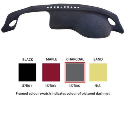 Sunland Dash Mat, Charcoal - U7B06 Car Interior