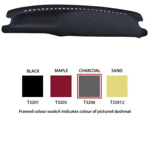 Sunland Dash Mat, Charcoal - T3206 Car Interior