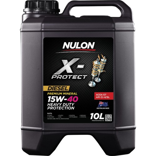 Nulon X-Protect Heavy Duty Protection 15W-40 Engine Oil 10L - PROHD15W40-10 Auto