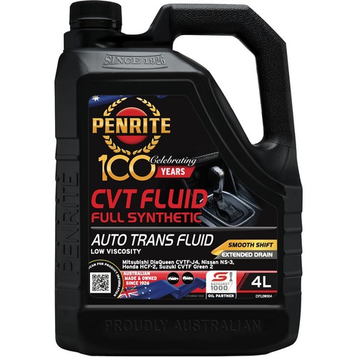 Penrite Low Viscosity CVT Automatic Transmission Fluid 4L - CVTLOW004 Auto