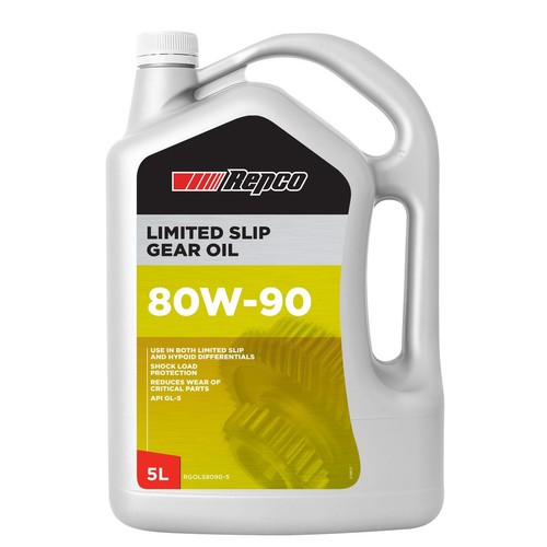 Repco 80W-90 Limited Slip Gear Oil 5L - RGOLS8090-5 Car Service Workshop Tool