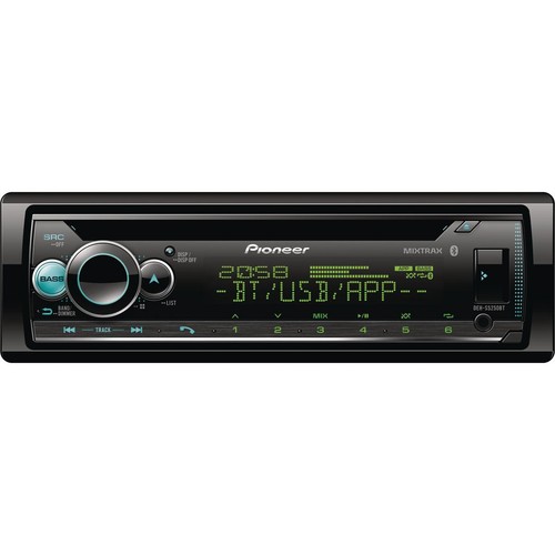 Pioneer Head Unit with Dual Bluetooth/CD/USB - DEHS5250BT Car Stereo Install Kit