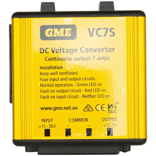 GME Voltage Converter 7 Amp Switch Mode DC - VC7S UHF Radio 4WD Auto Part