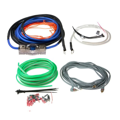 Aerpro Maxcor Amplifier installation Wiring Kit 8AWG 600W 2 Channel - MX28 Auto