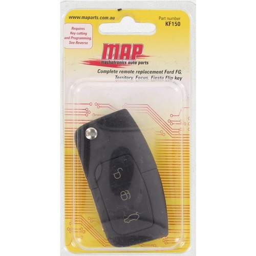 MAP Complete Car Remote And Key - Inc Electronics & Key, Req Programming - 3 But
