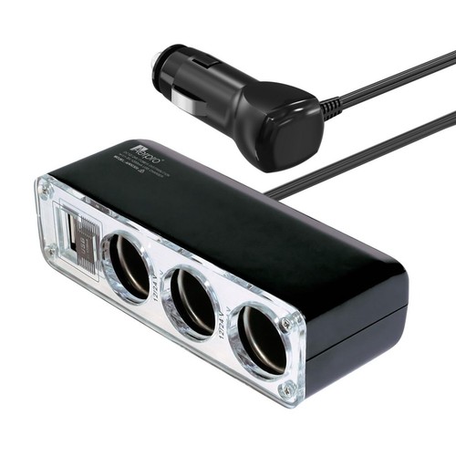 Aerpro Triple Accessory Socket & USB Car Charger - APDC320 Workshop Tool