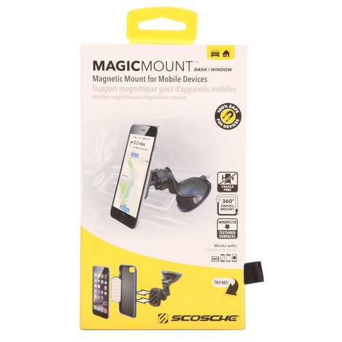 Scosche Dash Mount Magnetic Car Phone Holder - MAGWSM2 Car Charger