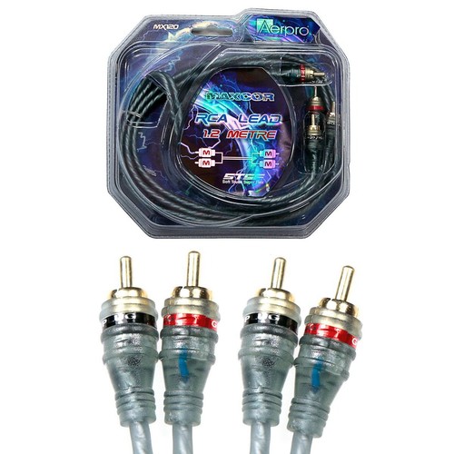 Aerpro RCA Lead 1.2m 2m/2m - MX120 Car Audio Auto Part