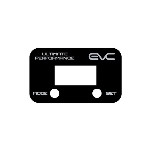 EVC Faceplate: Black - CFBK Throttle Control Auto Part