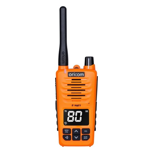 Oricom Waterproof/Floating IPX7 UHF 2W CB Radio Orange - UHF2600-1OR 4WD