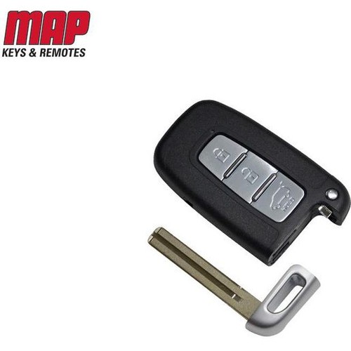 MAP Car Remote Shell & Buttons (3 Buttons) - Hyundai - KF440 Auto
