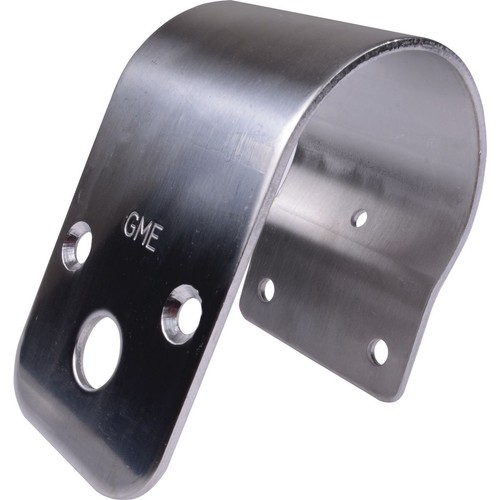 GME Antenna Bracket Wrap Around Bull Bar 63mm Stainless Steel - MB104SS 4WD