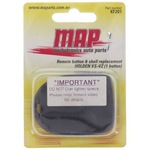 MAP Remote Button And Shell Replacement - 1 Button - KF201 Car Remote