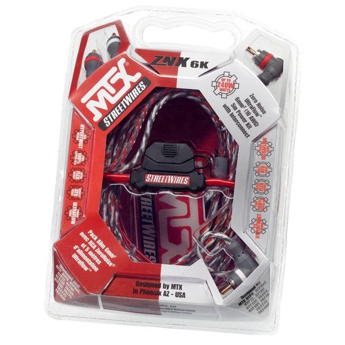 Streetwires Zero Noise 10AWG Power Kit - Copper blend - ZNX6K Auto Part