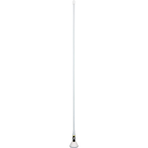 GME Antenna 600mm AM/FM Ground Dependent, Base, Cable & Plug White - AE312B 4WD