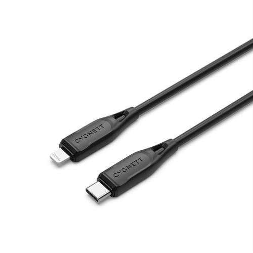 Cygnett Essentials Light USB-C Cable 1M - Black - CY4695PCCCL Car Wiring Adapter
