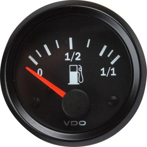 VDO Fuel Gauge 12V 73 - 10 Ohms 52mm - 301010015 Auto