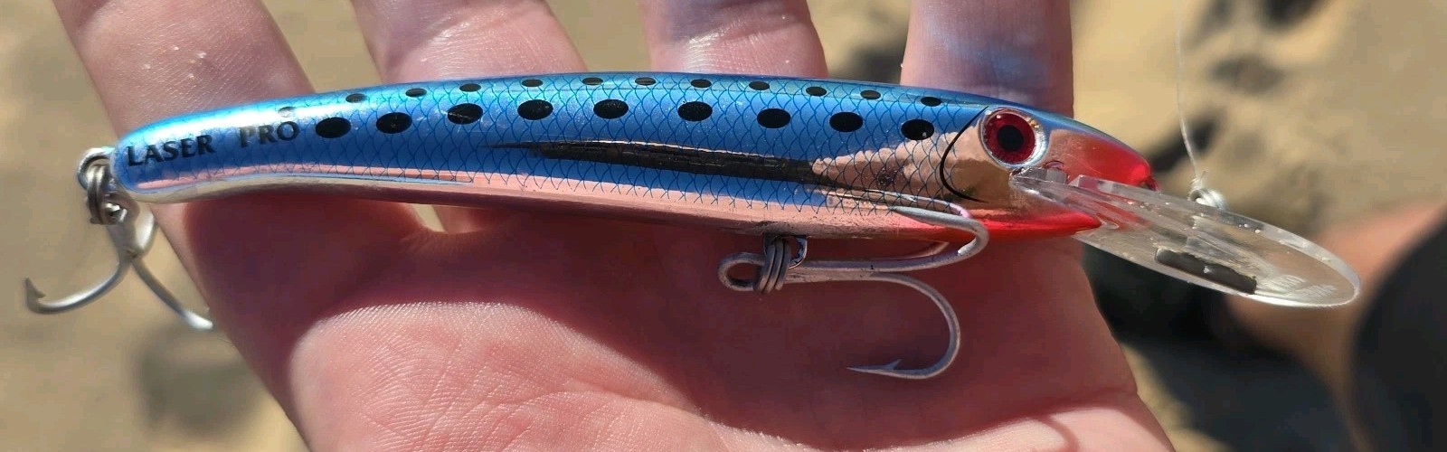 Halco Laser Pro 120 Deep Diver (DD) hardbody fishing lure Jig Fish Triple Hook