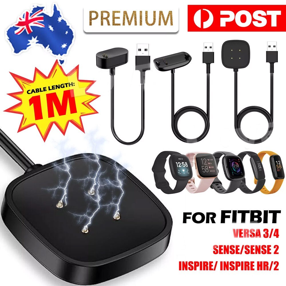 For Fitbit Charge 5 6 Versa 3 4 Sense 2 Ace 3 Inspire 2 Charger Cable POGO Pins