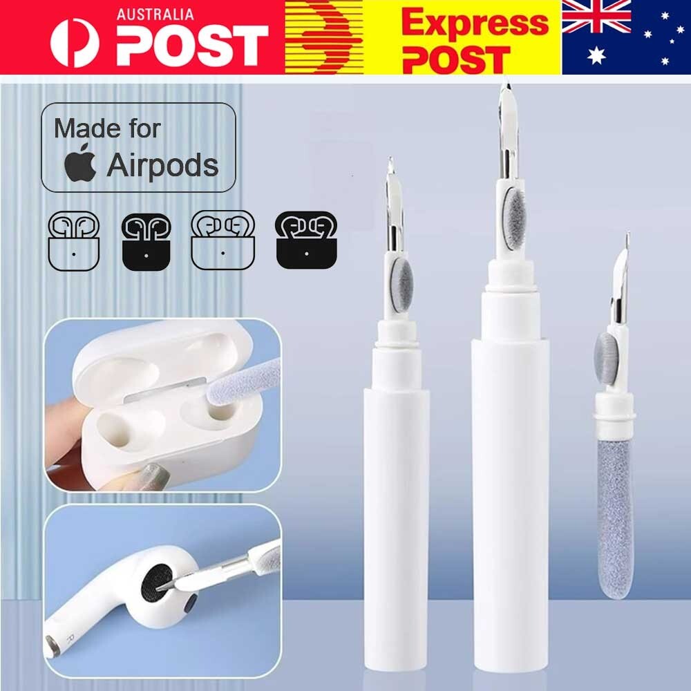 Cleaning Pen For Airpods 1/2 gen 3rd 4 Pro 2nd Universal 3-in-1 Brush Metal Tip
