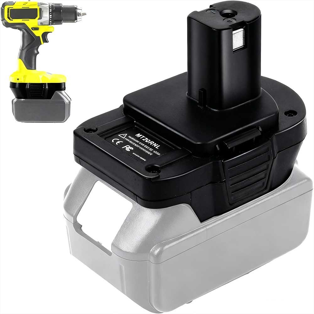 18V Lithium Battery Adapter Makita to Ryobi ABS Black MIL18DL M18 Cordless Tools