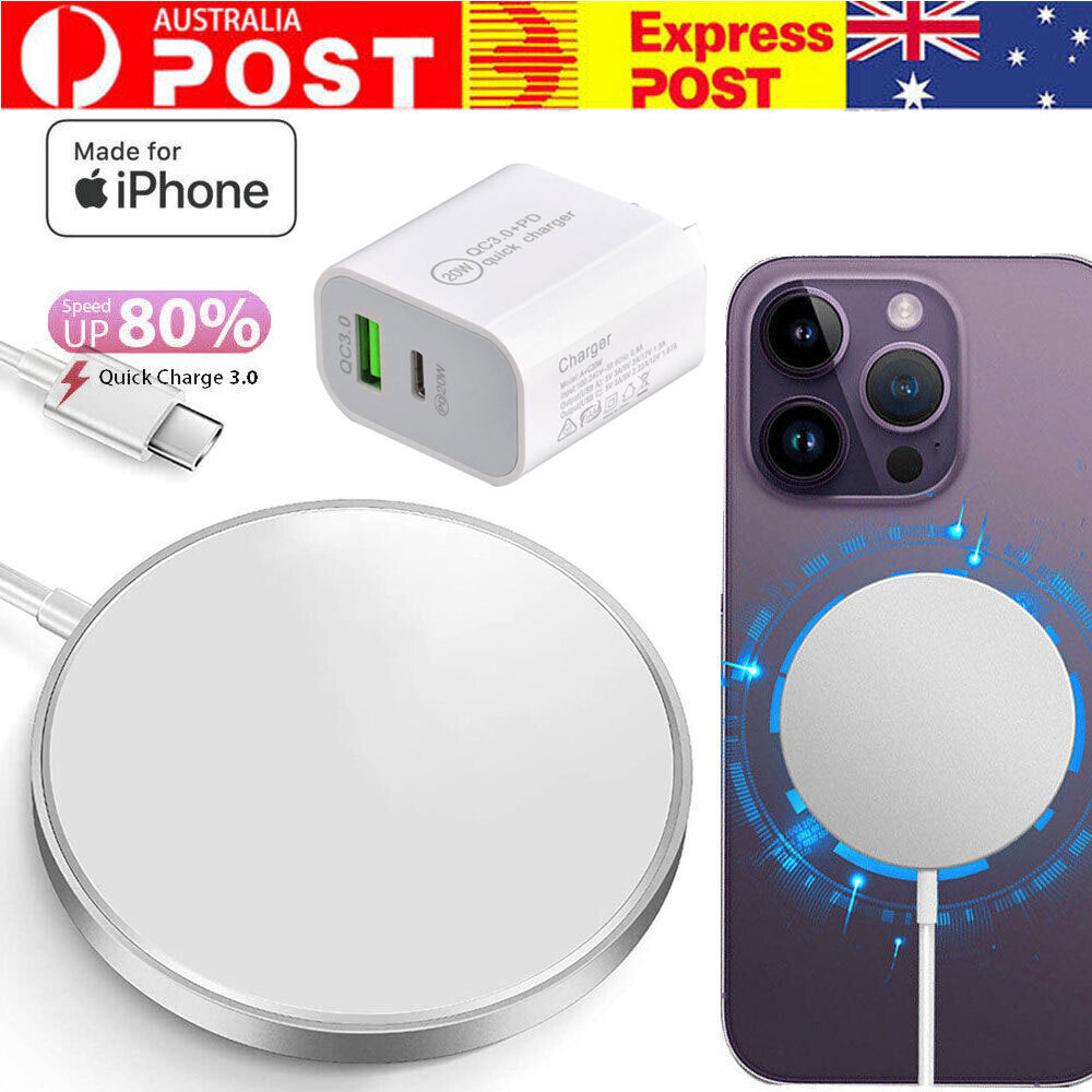 Magsafe Wireless Charger For Apple iPhone 16 15 14 13 Pro Max Fast Charge Magnet