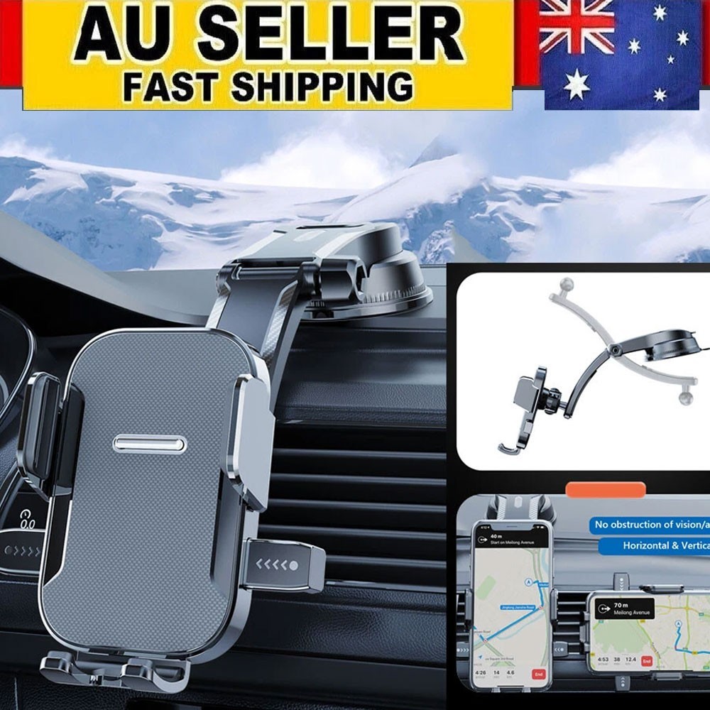 Universal 360 Car Phone Holder Mount For GPS iPhone Samsung Dash Suction ABS Cup