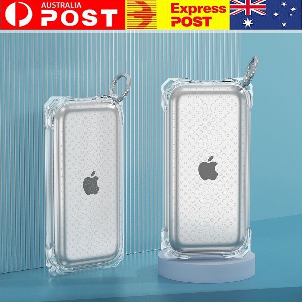 For Apple Vision Pro Battery Protector Case With Hook Precise Fit Clear Silicone