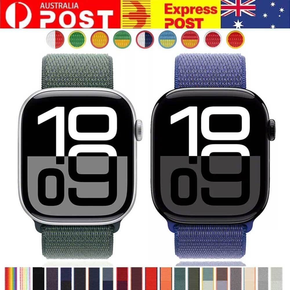For Apple Watch Band Iwatch Nylon Strap Sport Ultra Series 10 9 8 7 SE 42mm 46