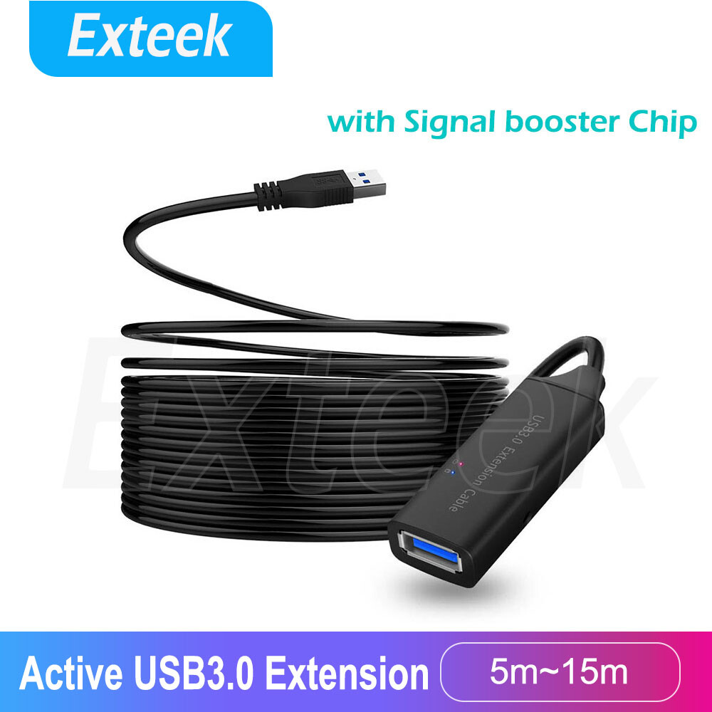 Active USB 3.0 Extension Cable Male to Female Signal Booster 5m Gold Plated