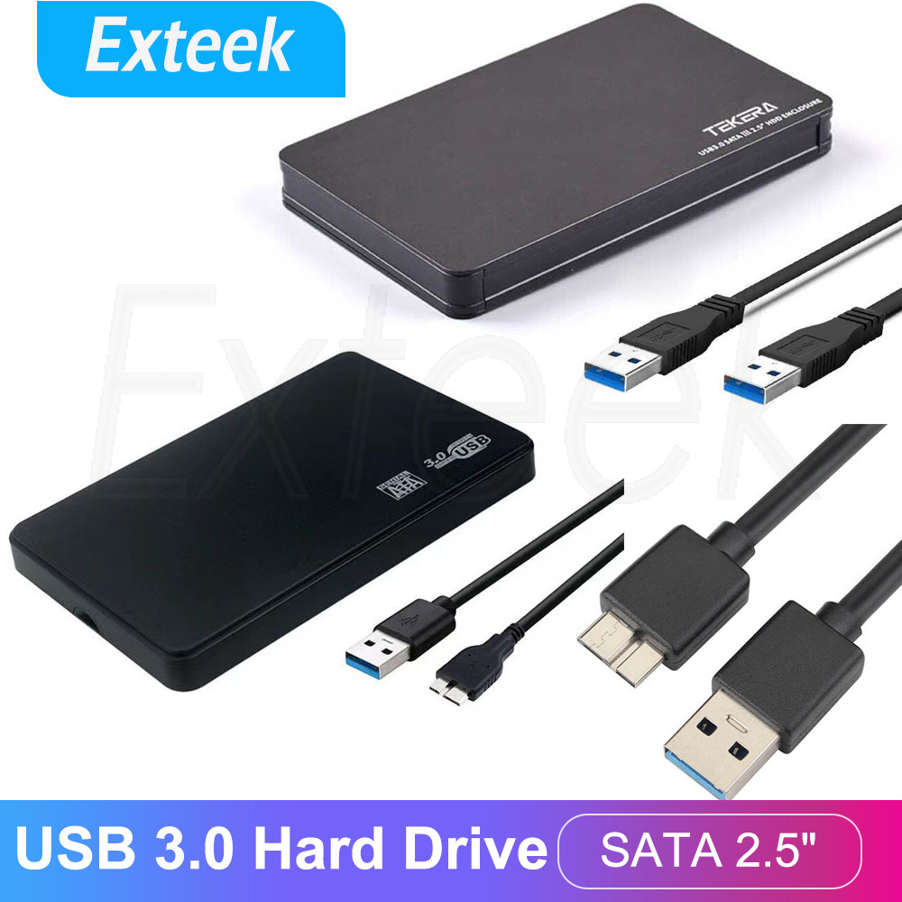 Alloy USB 3.0 2.5 SATA HDD SSD External Hard Drive Enclosure Black UASP 5Gbps