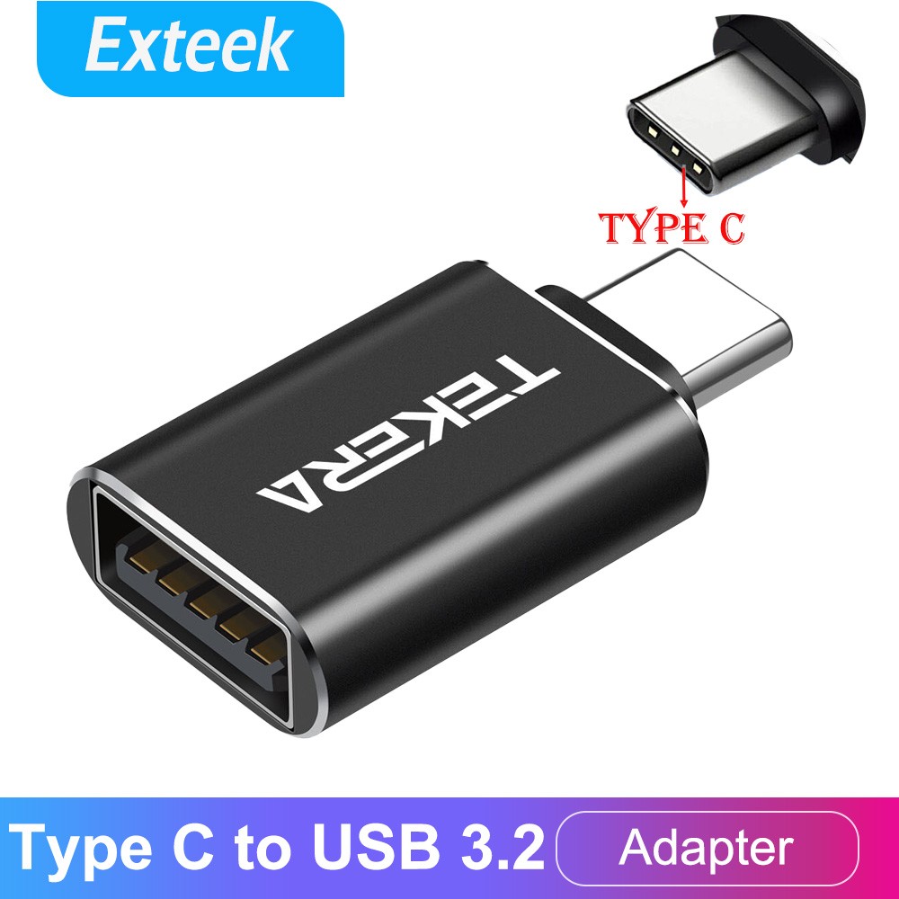 Fast USB-C Male to USB 3.2 Type A Female OTG Data Adapter Gold Aluminium 3.1