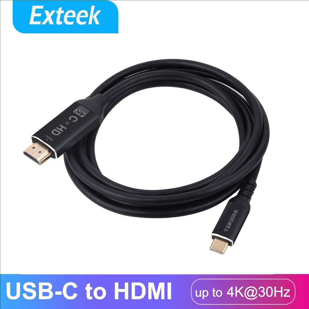 USB to HDMI Cable 4K UHD 1.8m Black USB 3.1 Male Samsung Macbook Pro Plug Play