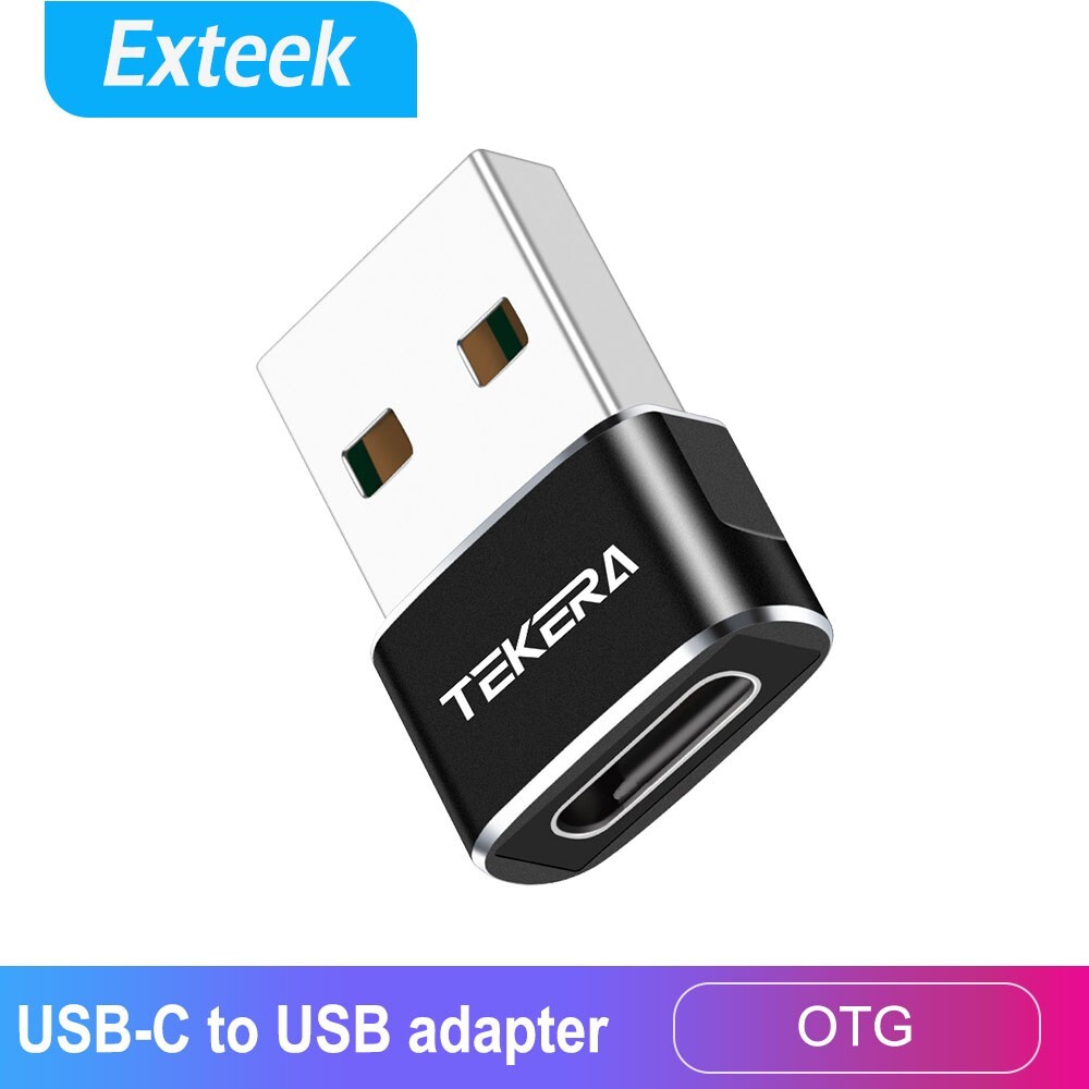 Ultra USB-C Converter USB-A Female to Male OTG Fast Charge Black Apple iPhone