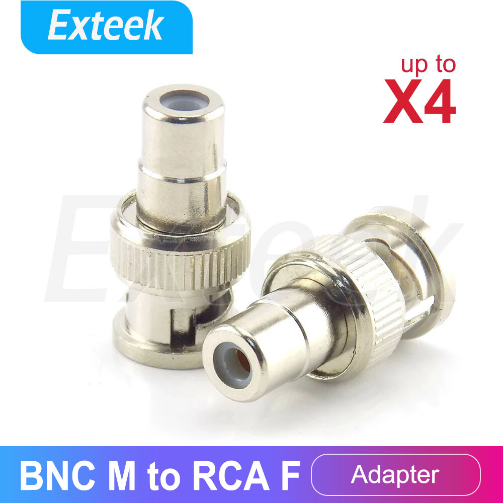 BNC Male to RCA AV Female Coaxial Connector Adapter Joiner CCTV Camera 1pcs
