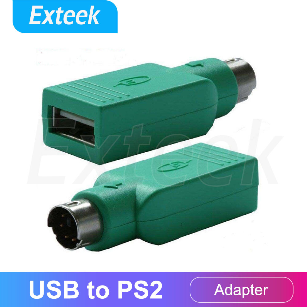 USB 2.0 Female to PS/2 Male Adapter Converter Mouse Keyboard mini din Portable