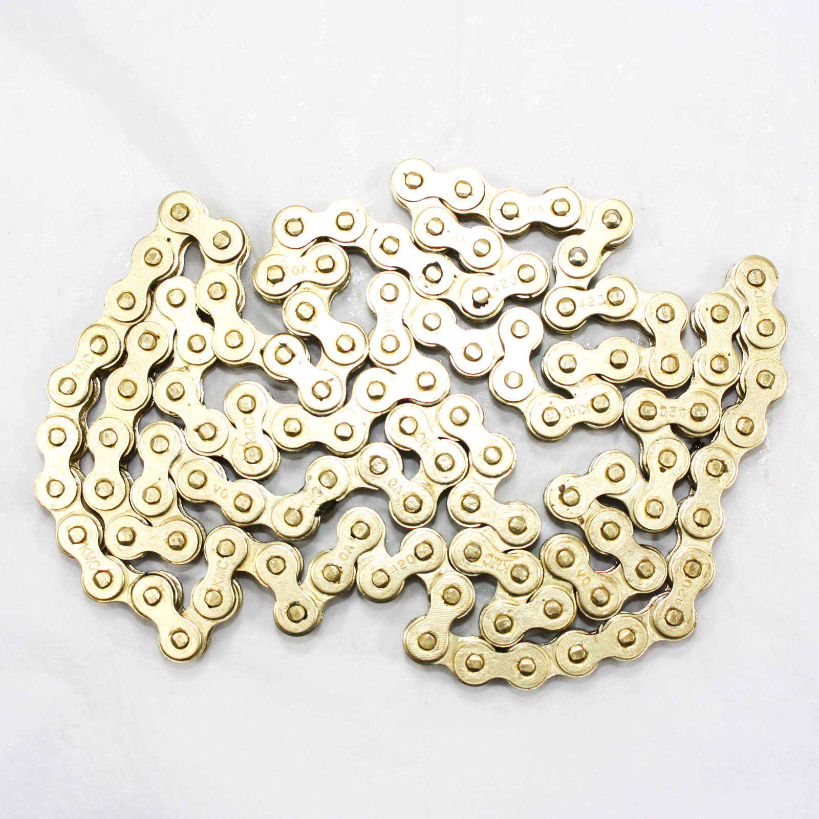 KMC GOLD 420 Drive Chain 116 Links Joiner Link Heavy Duty PIT Bike ATV Quad