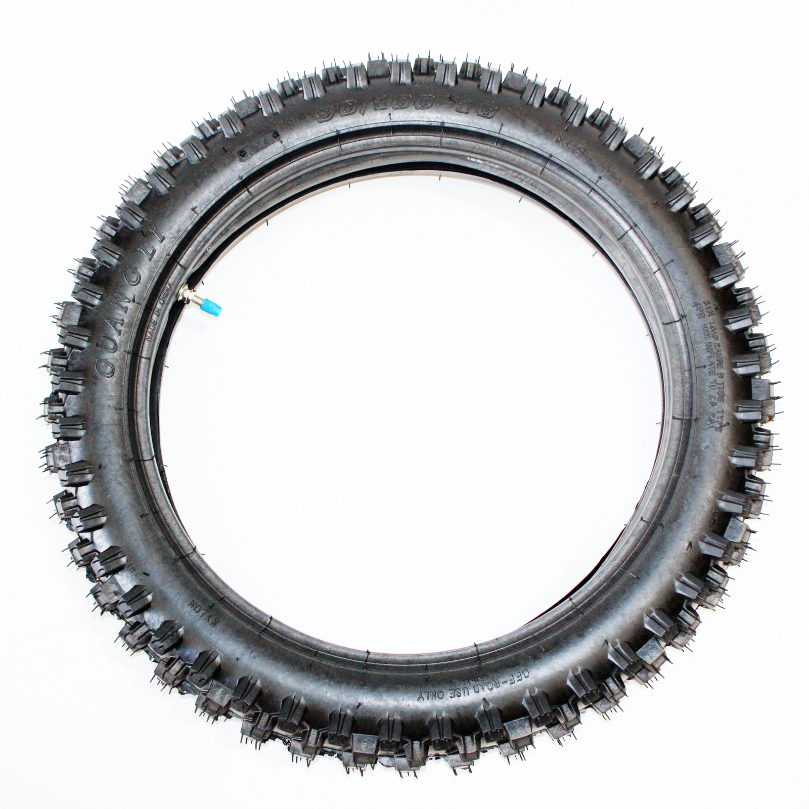 BLYGO 90/100-16 Rear Knobby Tyre Tire Tube PB05-16R PIT PRO Dirt Bike Thumpstar